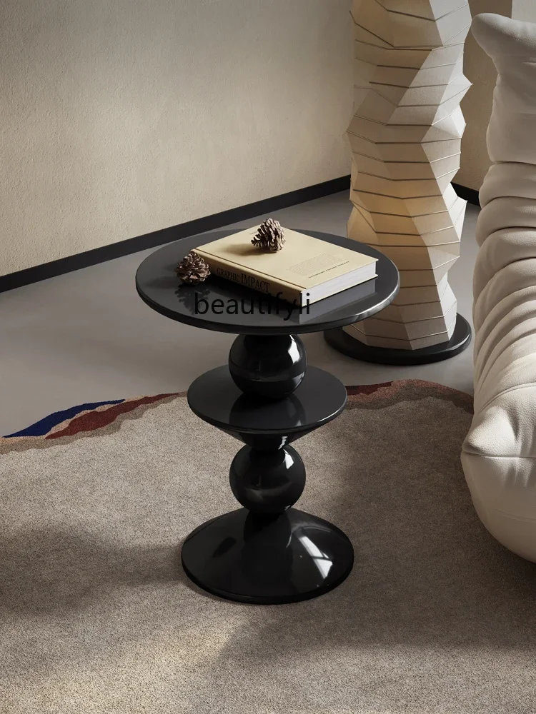 Современный минималистичный дизайн в виде сахарной тыквы, угловой столик, маленький круглый столик, мини-угловой столик в гостиной