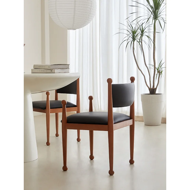 Обеденные стулья высокого класса в винтажном стиле, рестораны большой площади, простые стулья со спинкой из массива дерева, стулья для переговоров