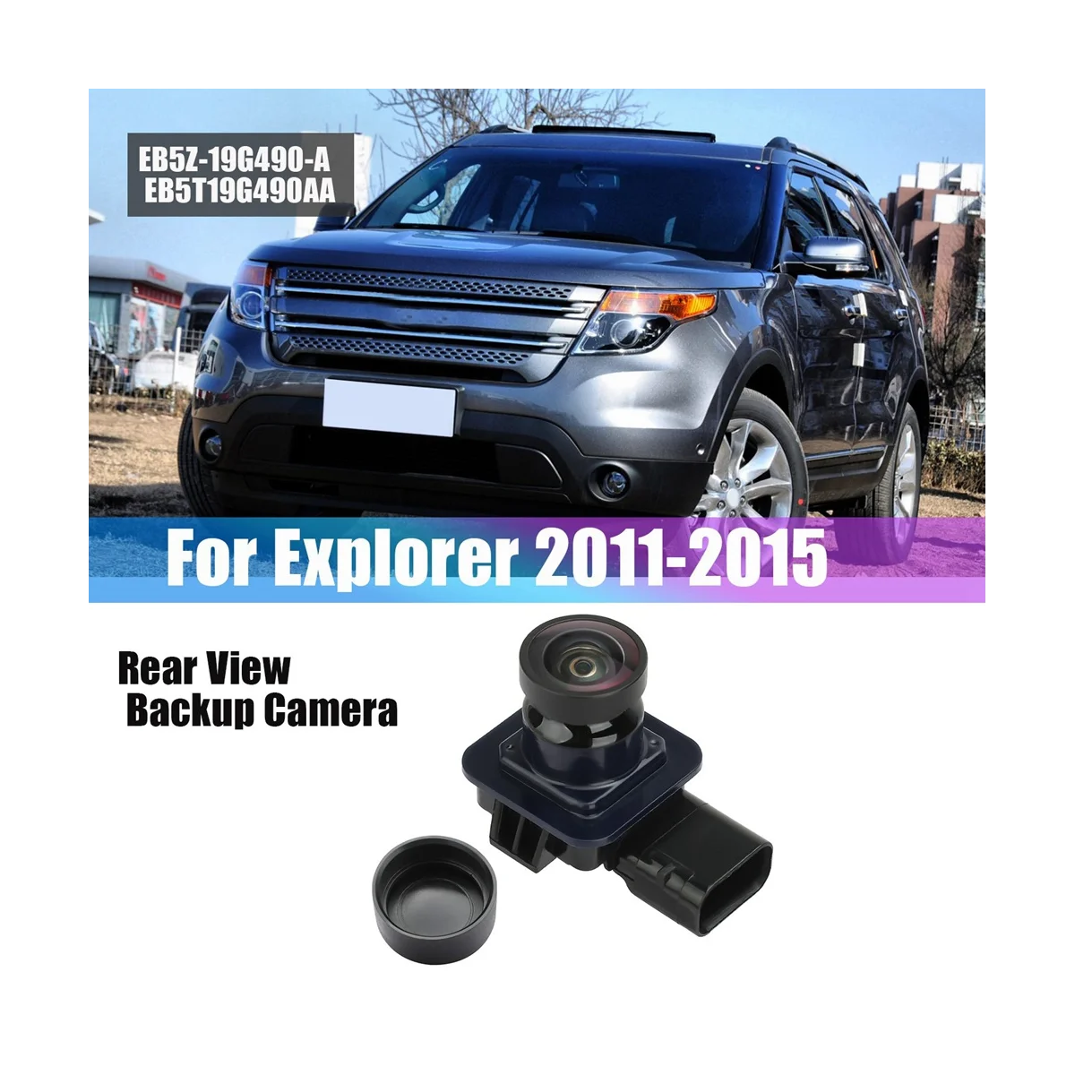 Камера заднего вида автомобиля для Ford FD Explorer 2011-2015 EB5Z-19G490-AA EB5Z19G490AA