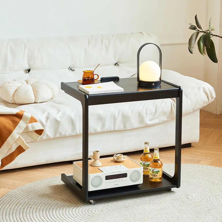 Черные Низкие Журнальные столики Rustic Makeup Mobile Lounge Tea Многофункциональный Напольный Офисный Приставной столик для прихожей Мебель для спальни Mobili