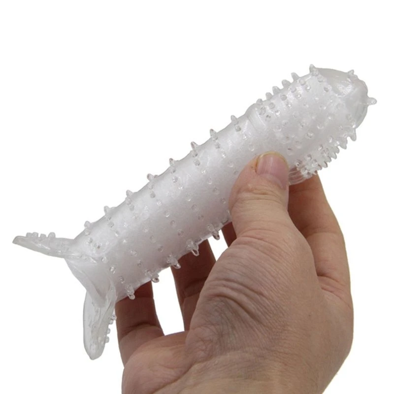 Силиконовые презервативы Crystal Sleeve для мужского комплекта для задержки, пара чехлов для A