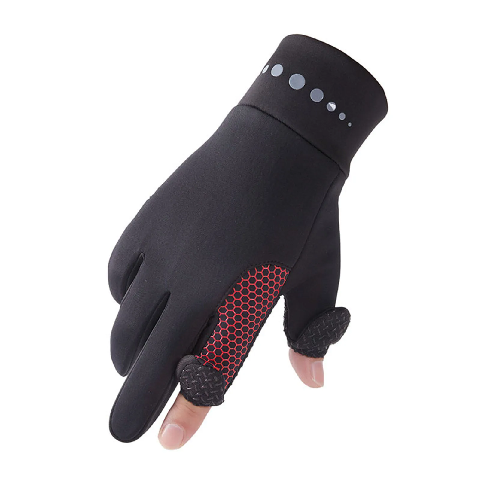Велосипедные теплые зимние перчатки с толстой мягкой опушкой из искусственного кроличьего плюша, противоскользящие для холодной погоды, катания на лыжах и велоспорта на открытом воздухе