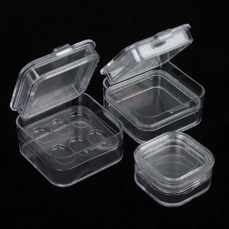1шт новая прозрачная Зубная коробка с пленкой Внутри мембраны Зубной имплантат Прозрачная Пластиковая коробка Лабораторные инструменты