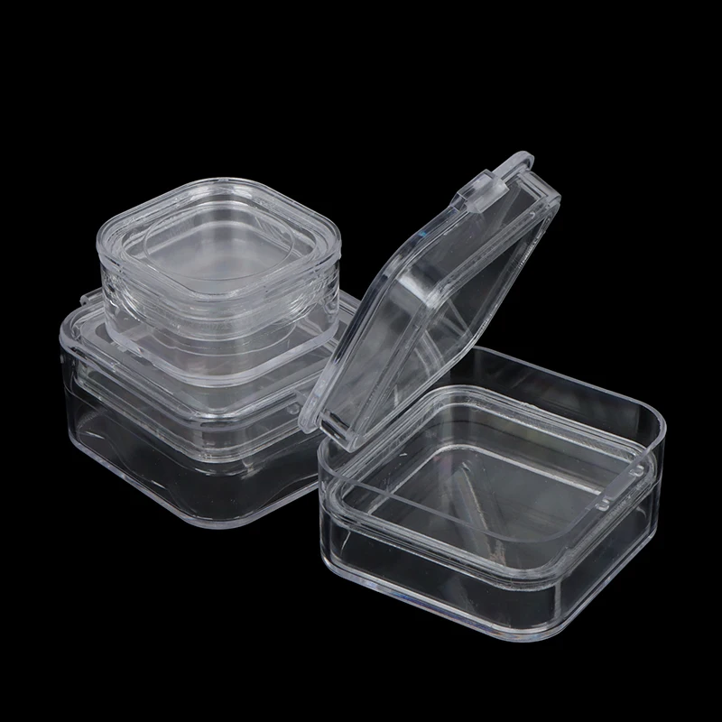1шт новая прозрачная Зубная коробка с пленкой Внутри мембраны Зубной имплантат Прозрачная Пластиковая коробка Лабораторные инструменты