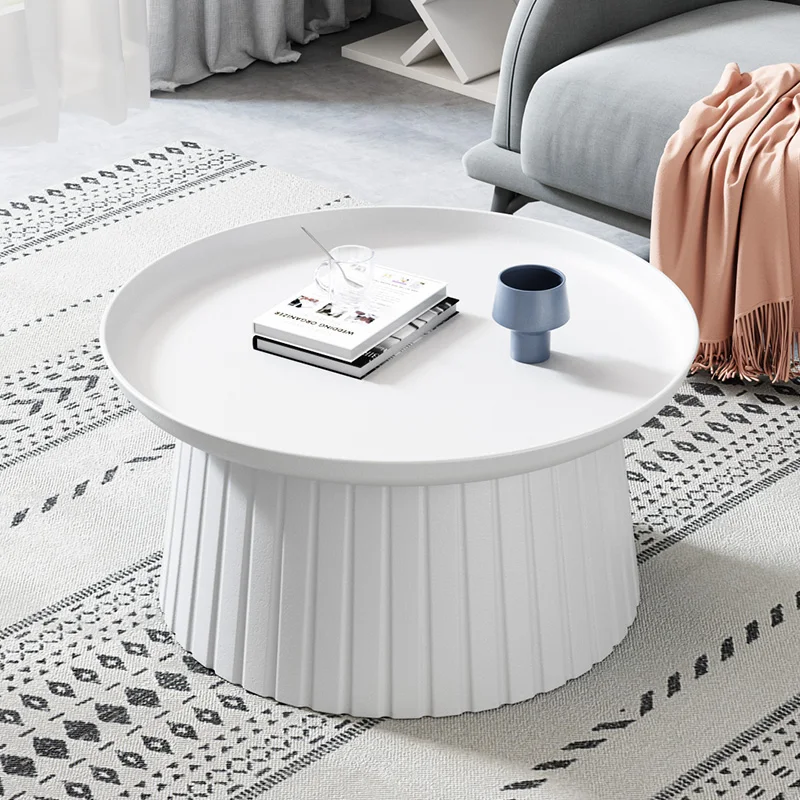 Эстетичные пластиковые журнальные столики для прихожей, органайзер для гостиной в скандинавском стиле, приставной столик, белый стол, базовая мебель для дома
