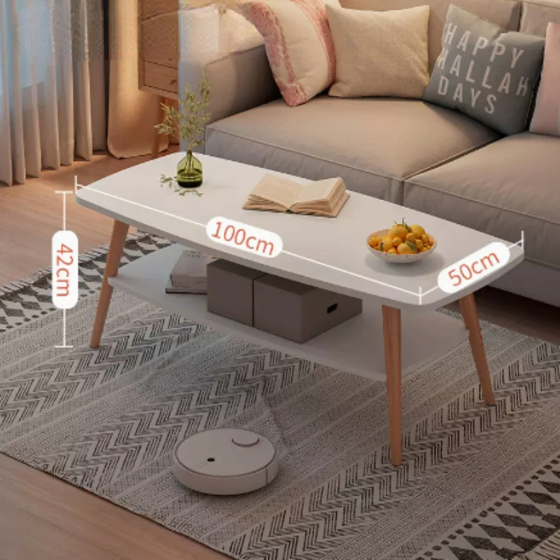 Современный журнальный столик в скандинавском стиле с белым акцентом Century для гостиной, туалетный столик Tavolo Soggiorno Мебель для дома CJ018