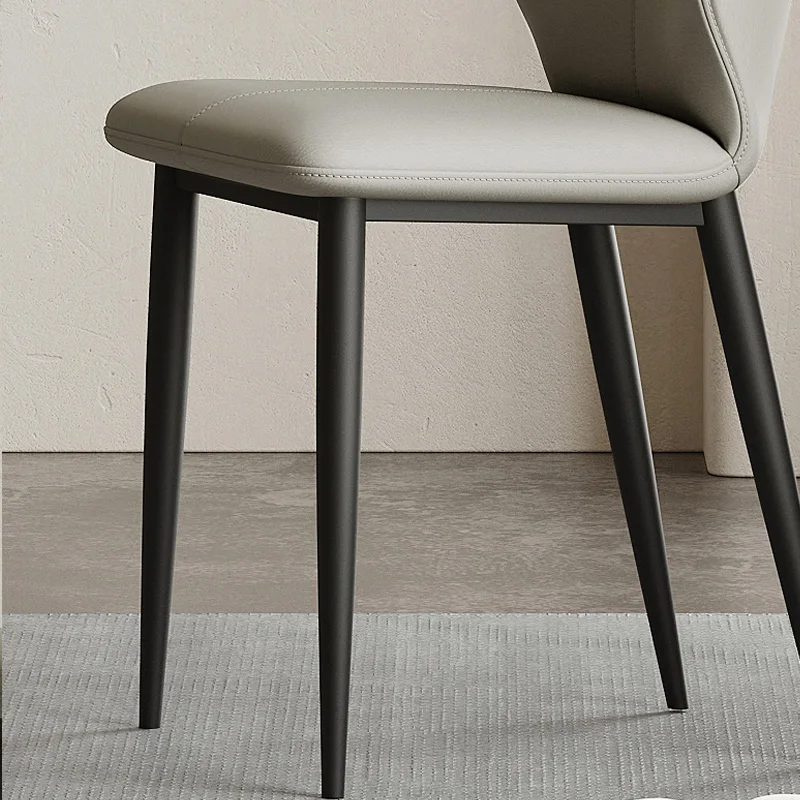 Простой современный обеденный стул С европейской кожаной спинкой, обеденные стулья для гостиной, Итальянская минималистичная мебель Cadeiras Jantar для дома