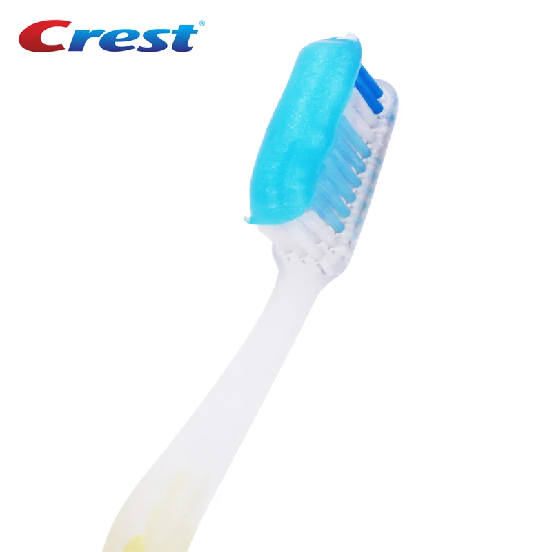 Зубная паста с двойным эффектом Crest 3D White Mica, отбеливающие зубные пасты с фтором, стойкая зубная паста с мятным вкусом, 120 г * 2 шт
