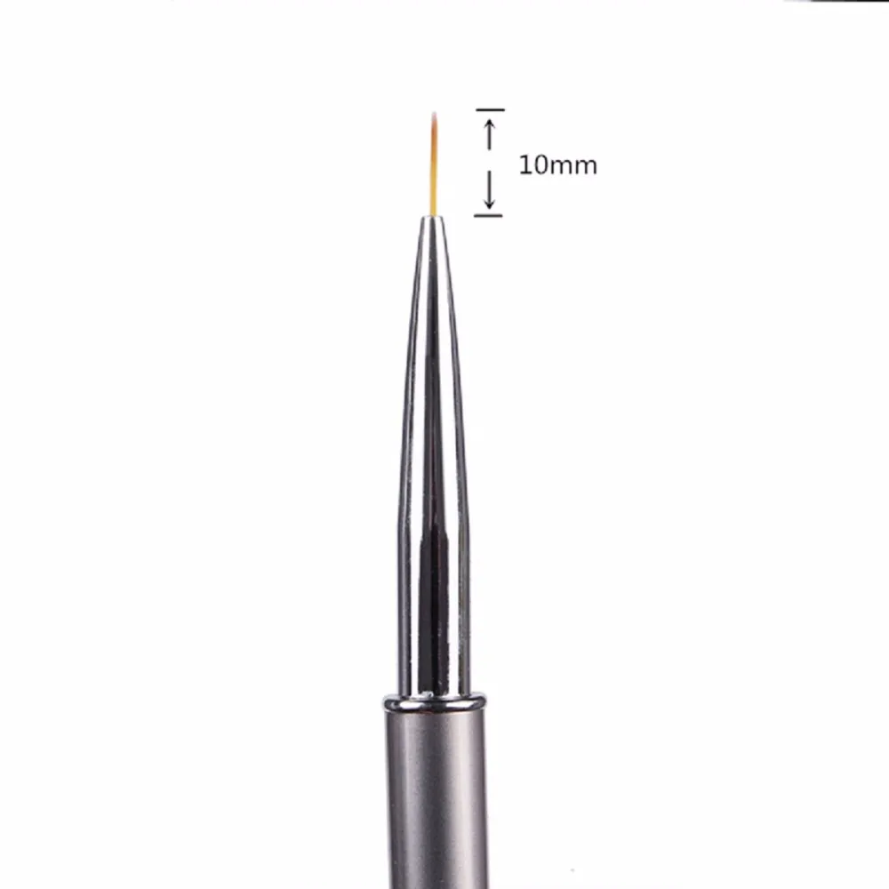 1 Шт Профессиональная Кисть для Подводки Ногтей 10 мм УФ-Гель-Лак Для Точечной Росписи Ручками Инструментами Pinceau Acrylique Ongle Nailart Pinsel