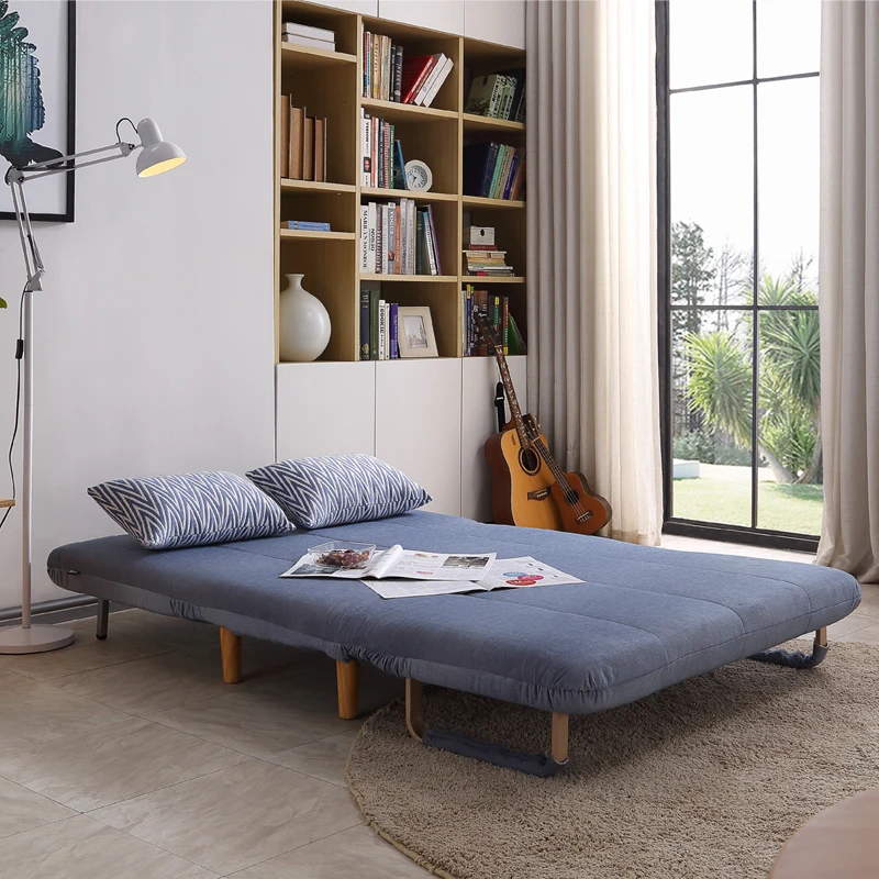 Современная тканевая мебель для гостиной многофункциональный двухместный диван-футон диван-кровать с откидным верхом