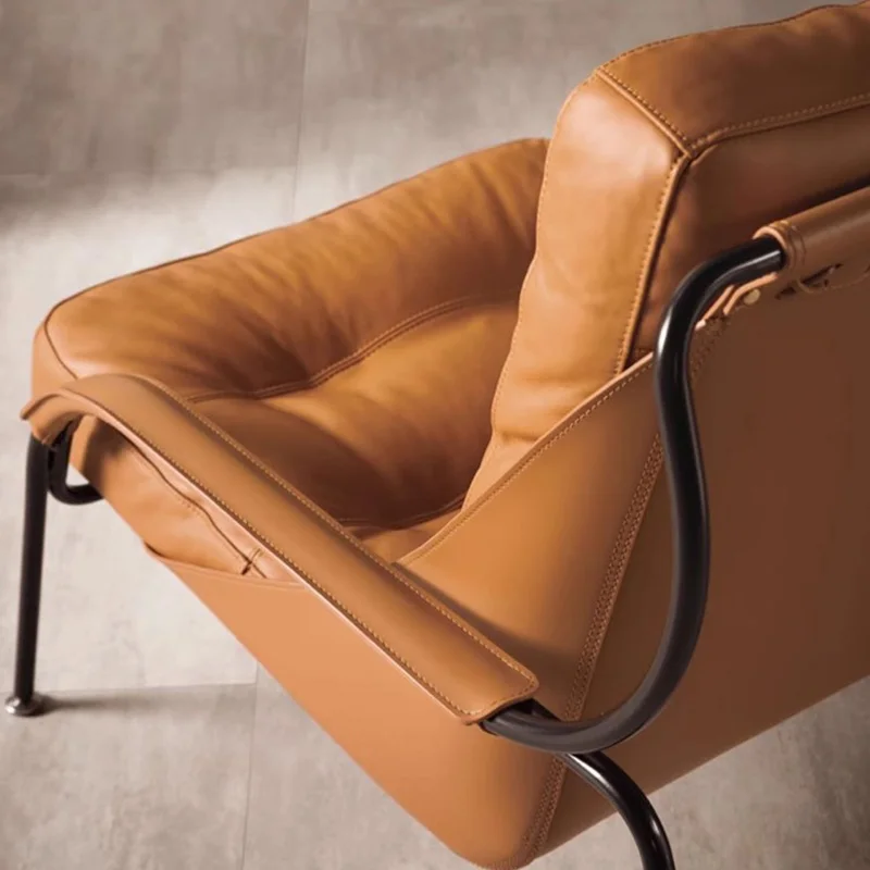 Дизайнерское кресло с откидной спинкой Стулья для гостиной Напольный Офис Одноместный Салон Скандинавское кресло Спальня Lazy Luxury Fauteuil Мебель для дома