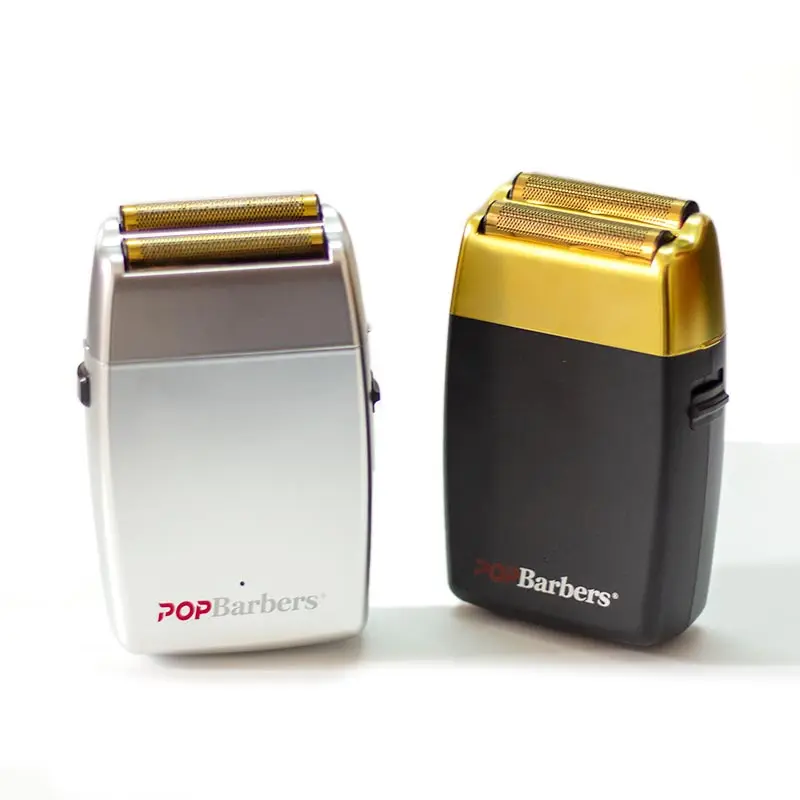 Pop Barbers P620 Professional Профессиональная мужская электробритва, бритва с двойной фольгой, USB-аккумуляторная машинка для стрижки волос 11000 об/мин