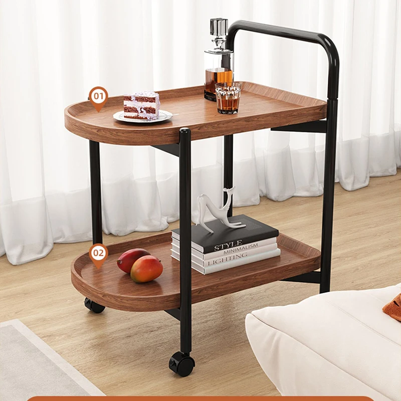 Журнальный столик в скандинавском современном стиле, гостиная, Роскошный диван, Маленький журнальный столик, минималистичные колеса