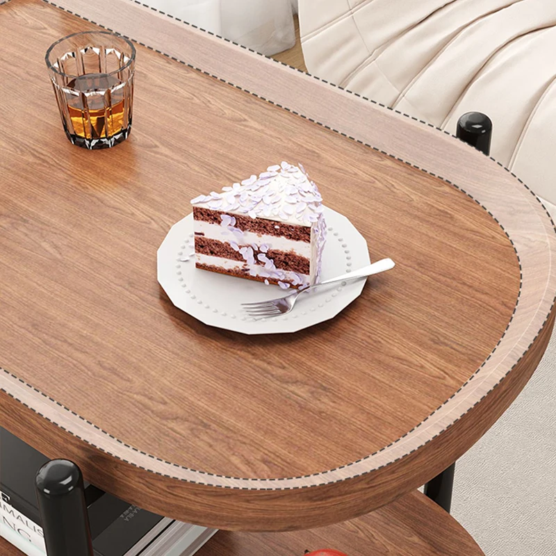 Журнальный столик в скандинавском современном стиле, гостиная, Роскошный диван, Маленький журнальный столик, минималистичные колеса