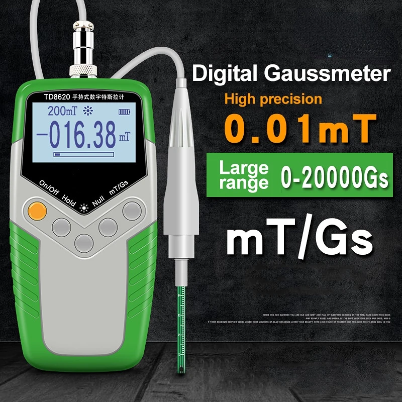 ЭДС аналоговый эффект Холла показания измерителя Гаусса постоянного тока gaussmeter