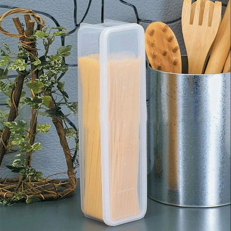 Многофункциональная коробка для спагетти, кухонная коробка для лапши с крышкой, контейнер для хранения продуктов