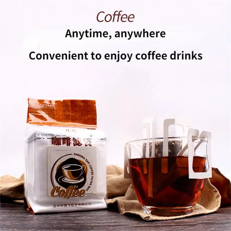 Упакуйте одноразовые пакеты для приготовления кофе, портативные подвесные фильтры для кофе StyleCoffee, экологически чистый бумажный пакет для кофе эспрессо.