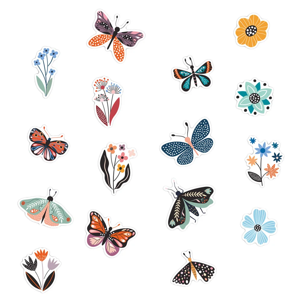 16шт. Магниты на доску, моделирующие бабочку и цветок, магниты на холодильник