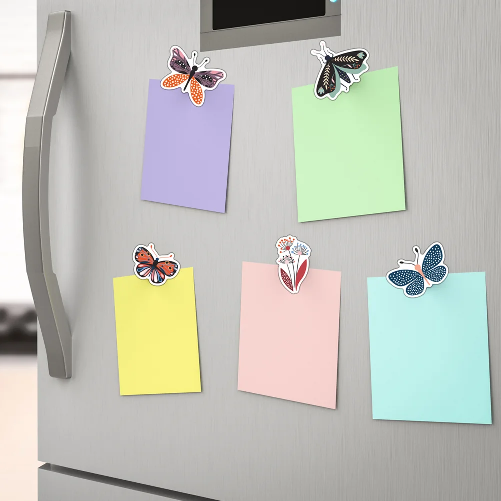 16шт. Магниты на доску, моделирующие бабочку и цветок, магниты на холодильник