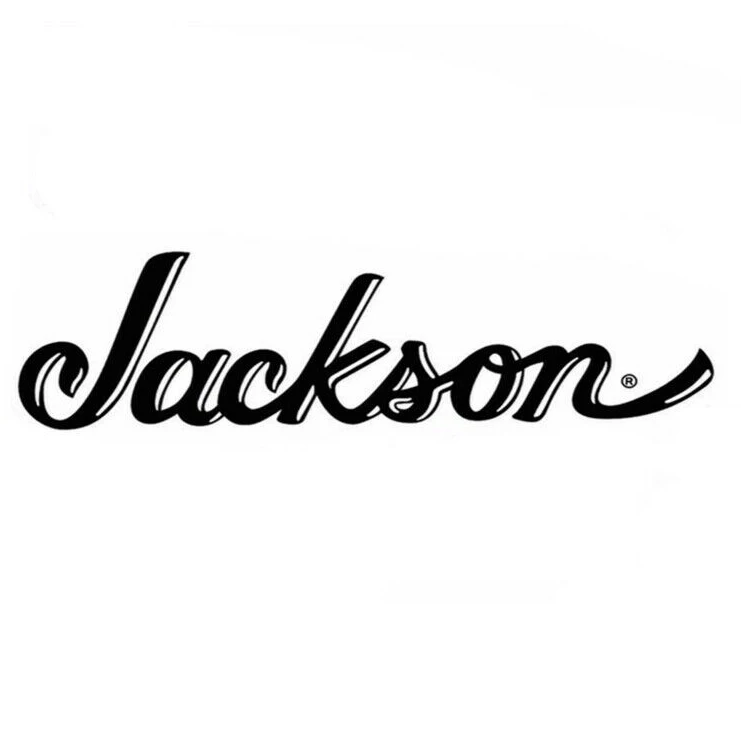 Горячая распродажа Наклейка на гитару Jackson Headstock Восстановление наклейки с логотипом Waterslide Les Paul Светоотражающая Наклейка на автомобиль ПВХ