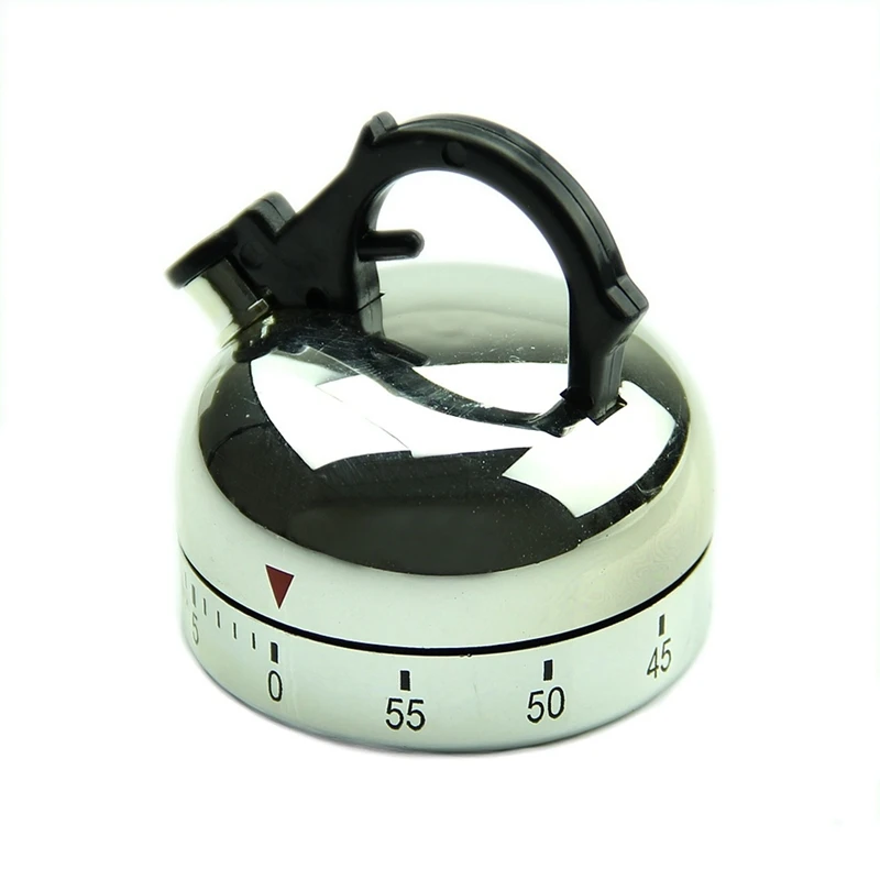 2 шт. Кухонный будильник в форме чайника/помидора с 60-минутным подсчетом, Таймер для приготовления пищи, Механический