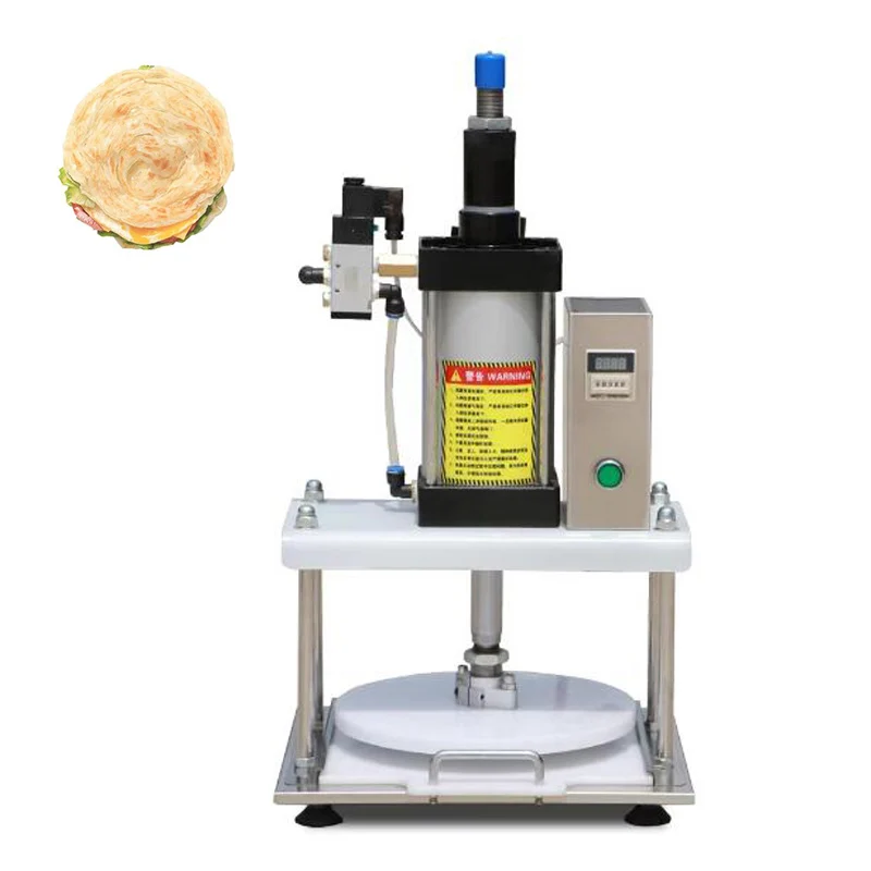 Автоматическая машина для прессования кожи для пиццы Электрическая машина для прессования теста для пиццы 22-30 см