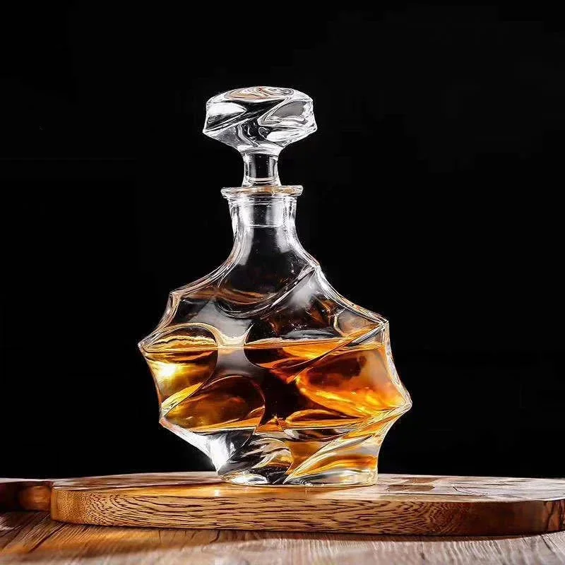 Hellodream роскошный хрустальный бокал в гибком стиле, графин для виски без содержания свинца, для ликера Scotch Bourbon 27,39 унции