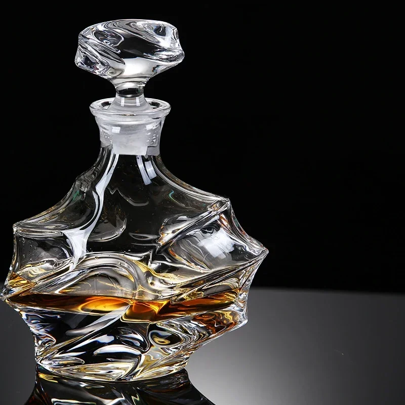 Hellodream роскошный хрустальный бокал в гибком стиле, графин для виски без содержания свинца, для ликера Scotch Bourbon 27,39 унции
