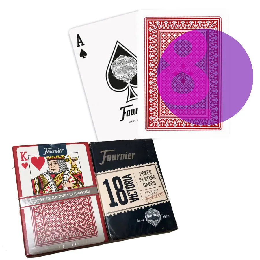 Маркированная игральная карта Фурнье 18 для инфракрасных линз, защита от чита в покер, забавная волшебная игра