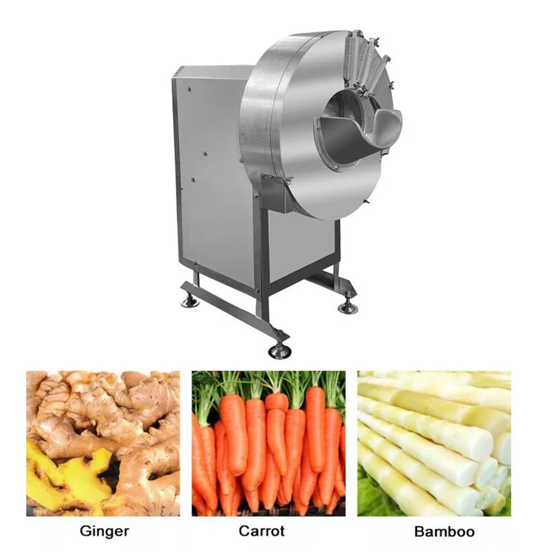 Промышленная Коммерческая машина для нарезки моркови Картофеля Машина для нарезки овощей Фруктов Машина для нарезки имбиря