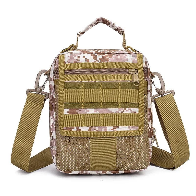 Камуфляжная поясная сумка, уличная тактическая сумка Molle, многофункциональная износостойкая нейлоновая сумка-слинг, спортивная сумка для скалолазания, альпинизма