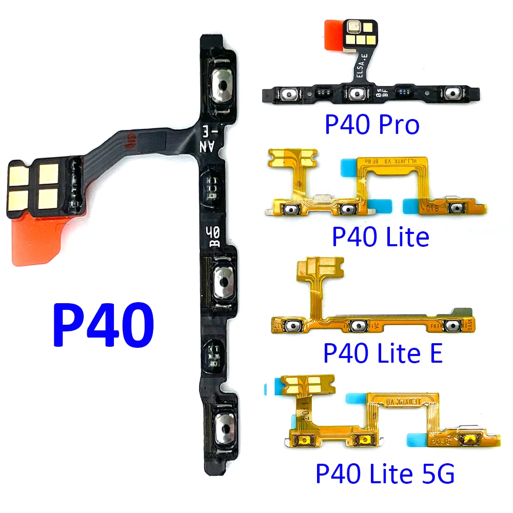 Кнопка включения/Выключения Питания Кнопка Регулировки Громкости Гибкий Кабель Для Huawei P9 P10 Plus P20 P30 P40 Lite Pro E 5G