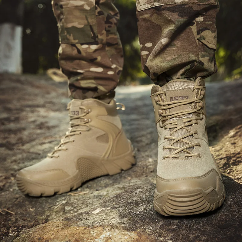 Новые Боевые ботинки LOWA Для Пешего туризма и Кемпинга, Мужские Тактические Ботинки, Уличная Обувь, Мужские Военные Ботинки для Безопасности в Пустыне, 2023