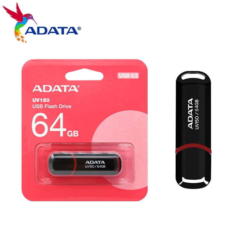 USB флэш-накопитель ADATA UV150 16 гб 32 гб 64 гб 128 гб 256 гб USB3.2 Флэш-накопитель применяется ко всем устройствам USB-A Pendrive 100% Оригинал