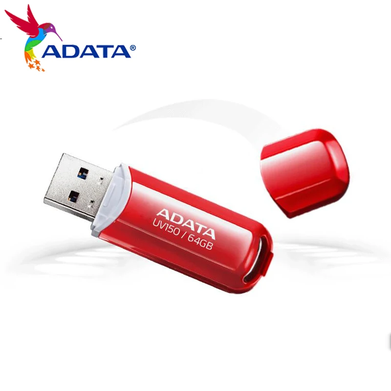 USB флэш-накопитель ADATA UV150 16 гб 32 гб 64 гб 128 гб 256 гб USB3.2 Флэш-накопитель применяется ко всем устройствам USB-A Pendrive 100% Оригинал