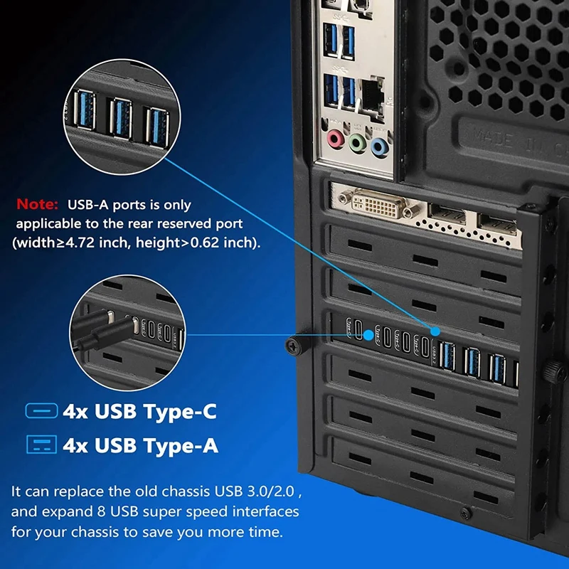 1 комплект 8 портов USB Pcie карты PCIE карты расширения USB к Pcie адаптеру для ПК-ноутбука Windows 7/8/10/Linux