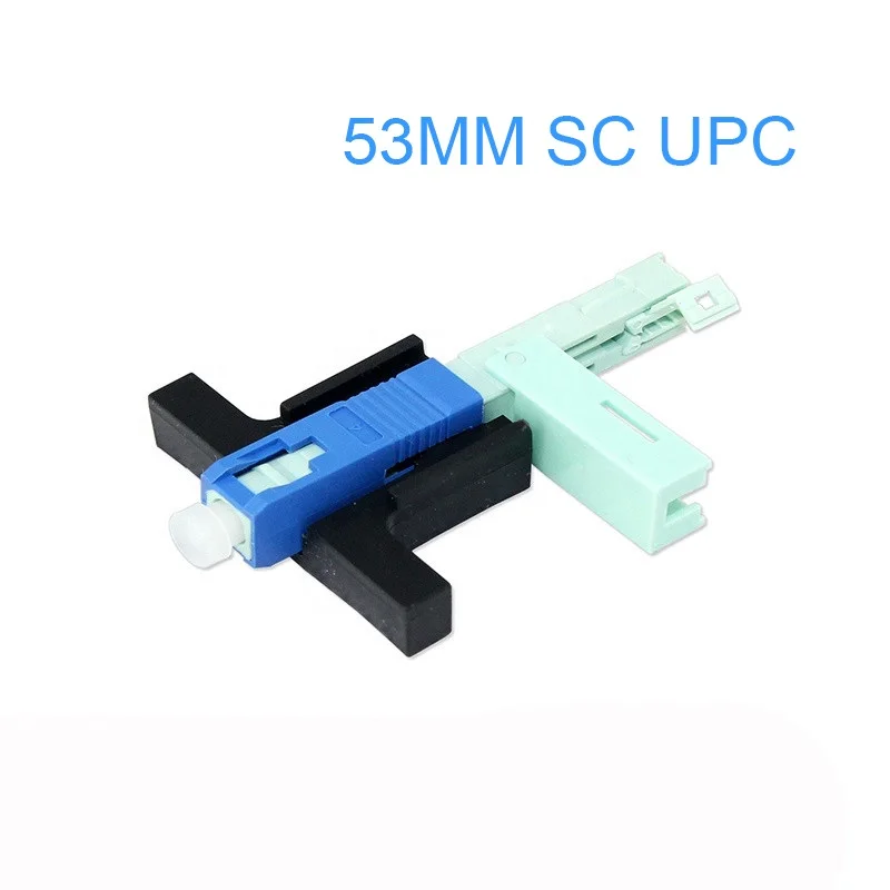 Новый SC APC UPC 53 мм SM Однорежимный оптический разъем FTTH Инструмент для холодного подключения SC UPC Fiber Quick Connector LX53