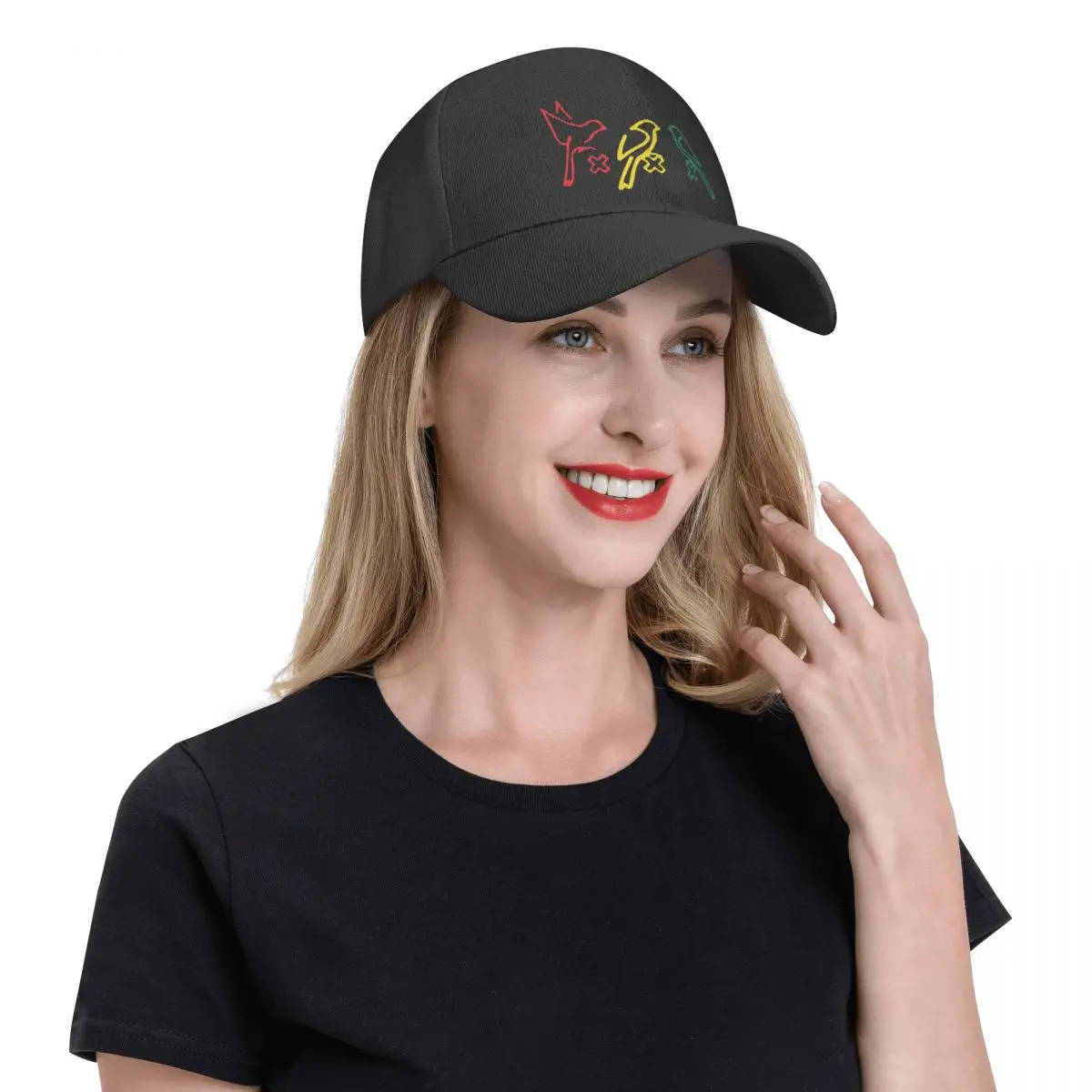 Бейсболка в стиле панк Ajax Bob Marley, мужская женская дышащая шляпа для папы Amsterdam 3 Little Birds, уличные бейсболки-снэпбэк, кепки для дальнобойщиков