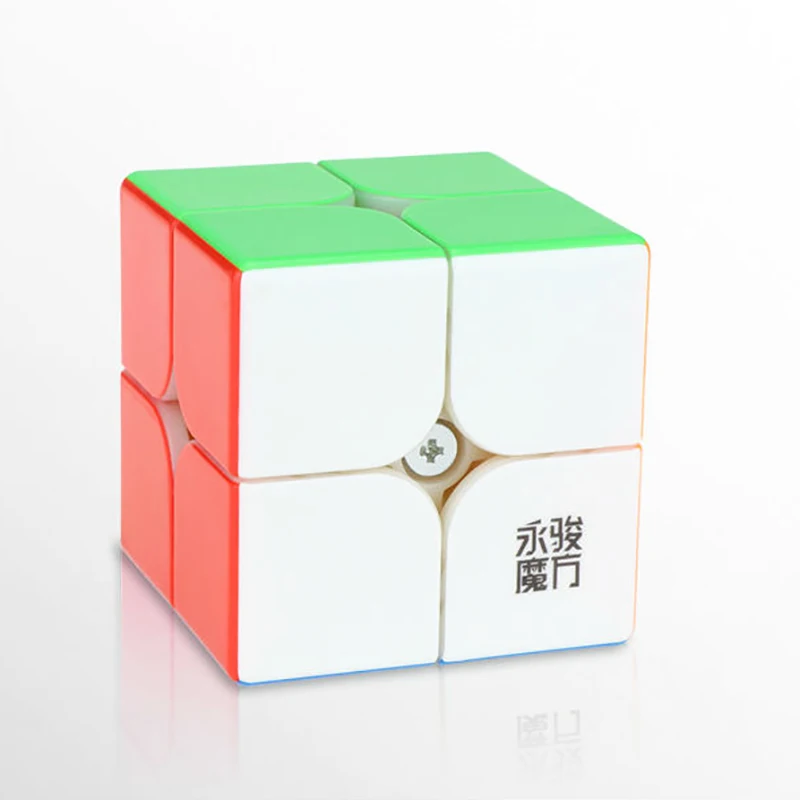 YJ Yupo 2x2 V2 M Магнитный Волшебный Скоростной куб Без наклеек Профессиональные Игрушки-непоседы Yupo V2M Cubo Magico Puzzle