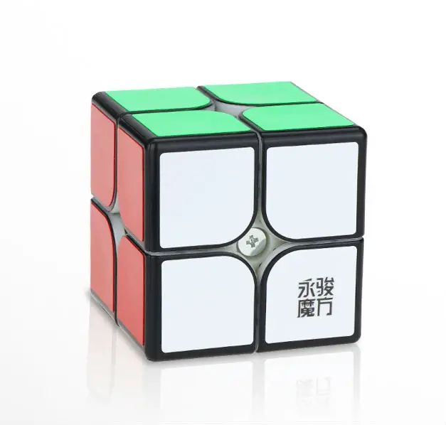 YJ Yupo 2x2 V2 M Магнитный Волшебный Скоростной куб Без наклеек Профессиональные Игрушки-непоседы Yupo V2M Cubo Magico Puzzle