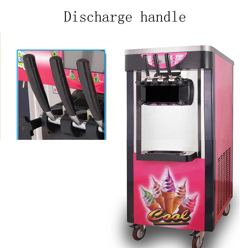 Машина для приготовления мягкого мороженого PBOBP Коммерческая машина для приготовления мороженого Летняя закусочная Кафе Настольный производитель мороженого