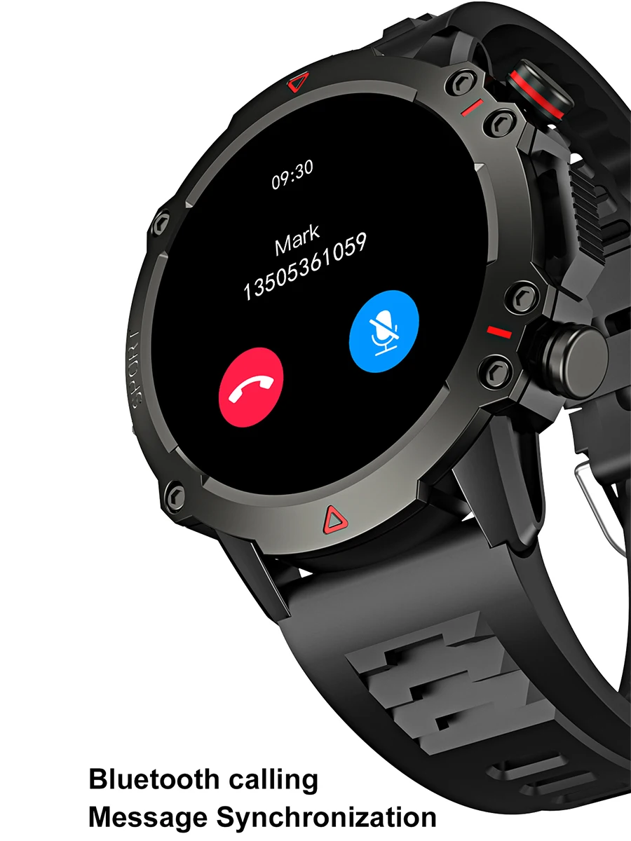 LEMFO AMOLED Смарт-часы Мужские Bluetooth Call Smartwatch 2023 Спортивные Водонепроницаемые Наружные 1,53-дюймовый 360 * 360 HD Экран 30 Дней В Режиме ожидания