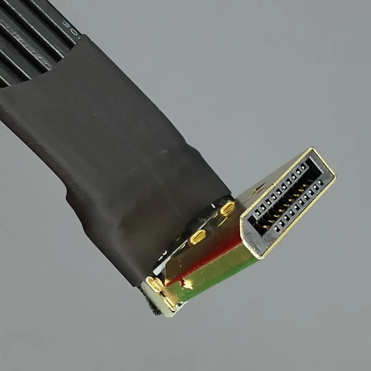 Удлинительный кабель DP от мужчины к мужчине Mini-Displayport DP1.4 Угловой Плоский Тонкий Кабель Для подключения видеокарты ADT
