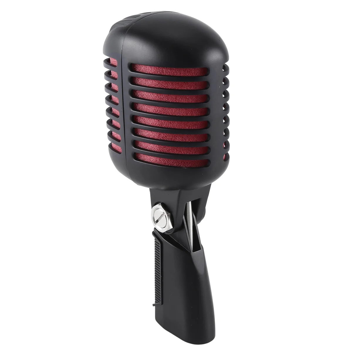 Профессиональный классический динамический вокальный микрофон в стиле ретро, металлический поворотный микрофон для караоке вживую