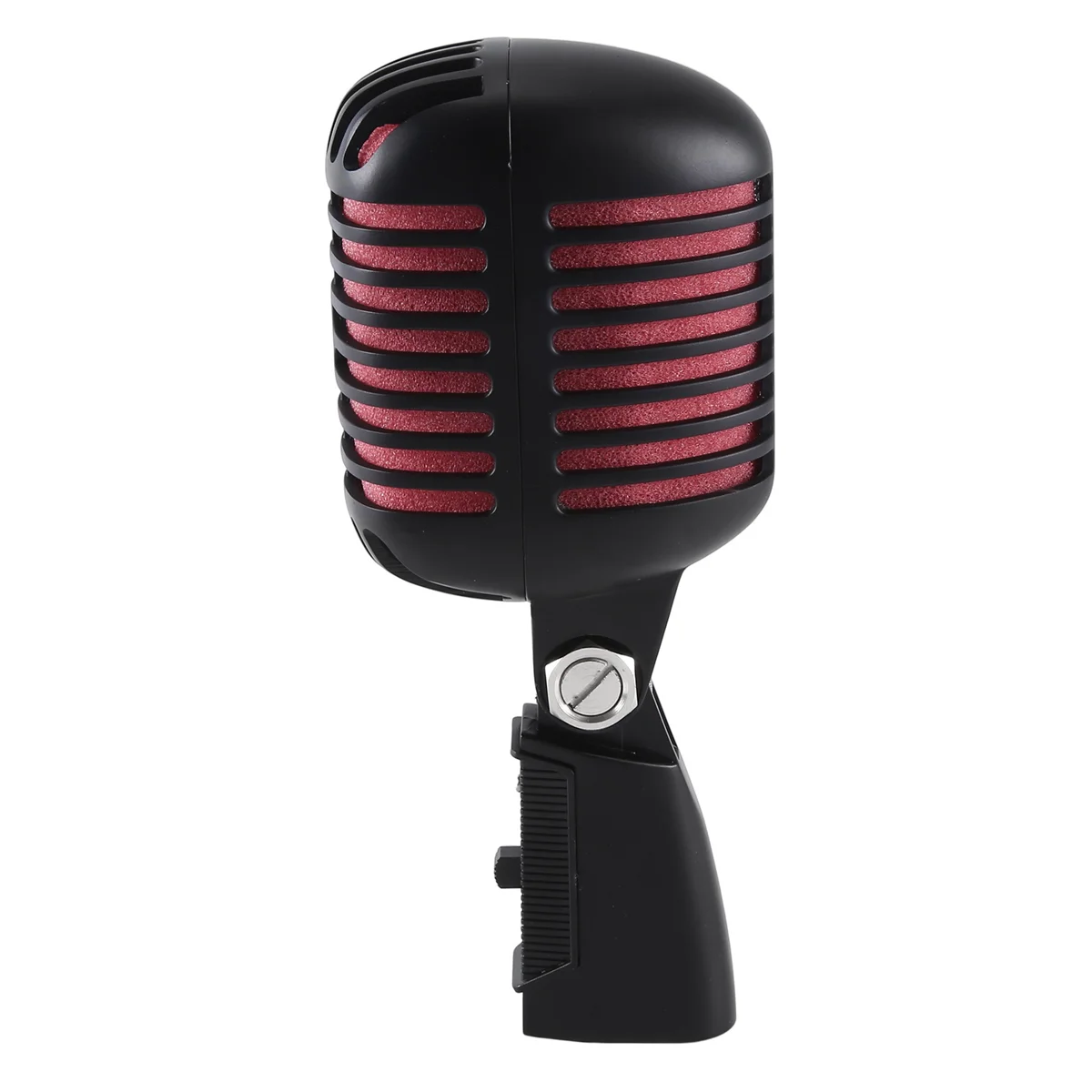Профессиональный классический динамический вокальный микрофон в стиле ретро, металлический поворотный микрофон для караоке вживую