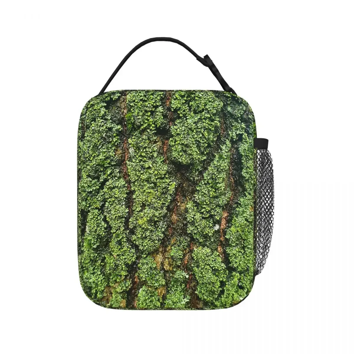 Камуфляжные сумки для ланча из зеленой коры дерева, изолированная сумка для ланча, переносная коробка для бенто, герметичные сумки для пикника для женщин, студенток, школ