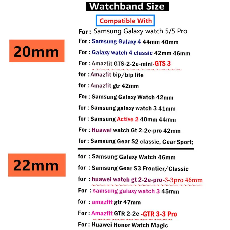 22 мм/20 мм Ремешок для Samsung Galaxy watch 4/5 44 мм 40 мм/5 pro 45 мм Силиконовый Браслет Ocean Band galaxy 4 classic 42 мм 46 мм ремешок