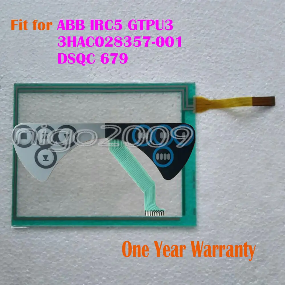 для ABB IRC5 GTPU3 3HAC028357-001/DSQC 679 Flex Ribbon Сенсорный экран Стекло + клавиатура