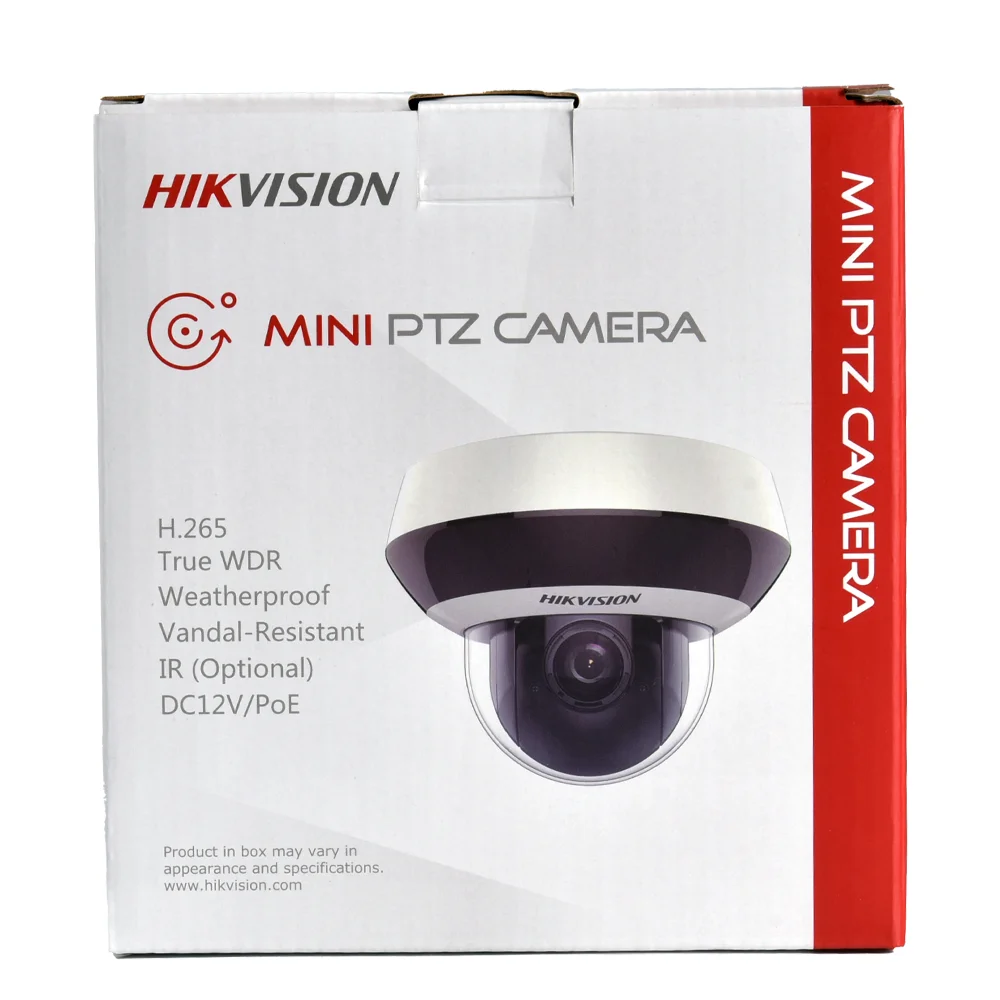 HIKVISION PTZ 4-Мегапиксельная IP-камера DS-2DE2A404IW-DE3 ИК PoE Камера Безопасности Встроенный МИКРОФОН 4-КРАТНЫЙ Оптический Зум 2,8-12 Мм Видеонаблюдение