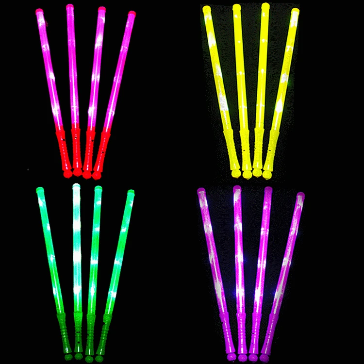 5ШТ Принадлежности для вечеринок Светодиодная палочка Со Светящейся наклейкой Прочный Красочный Праздничный Инструмент для бара, Вечерние Светящиеся палочки, Игрушки